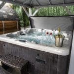 Hot tub prosecco